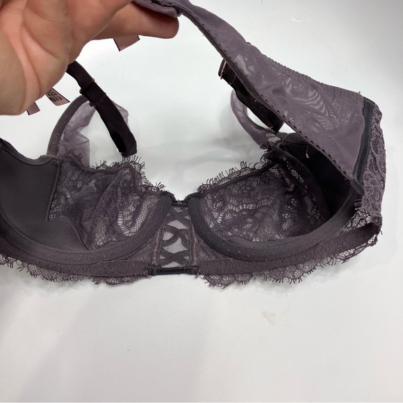 Victoria’s Secret Dream Angels push up without padding lace bra purple size 36C - Picture 8 of 8